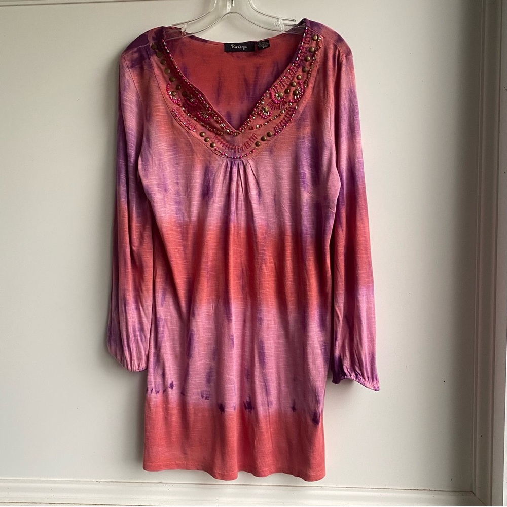 Raviya Tie Dye Cover Up Dress - Picture 1 of 7